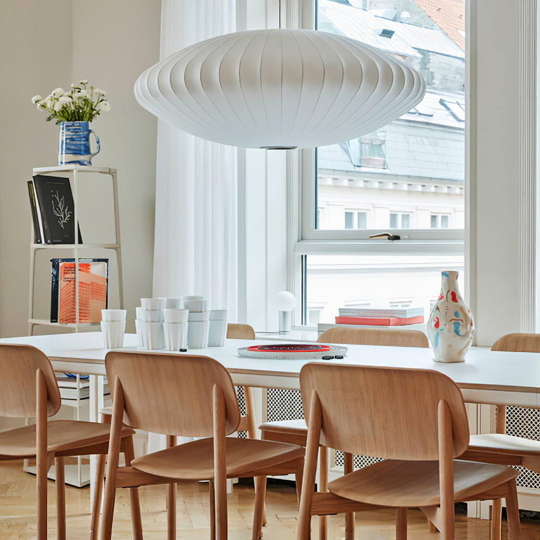 Wow Bubble Mulberry Silk Pendant Lamp
