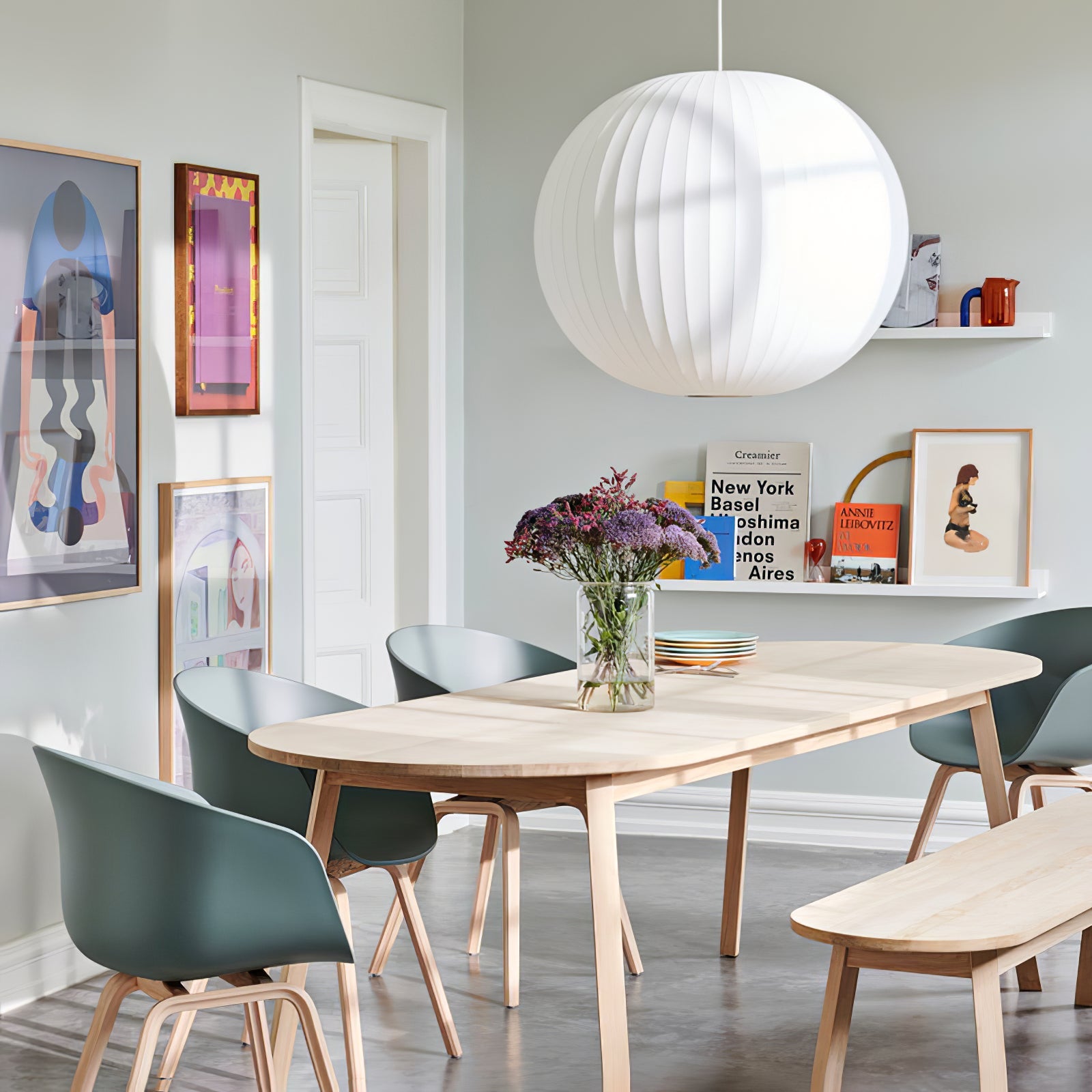 Wow Bubble Mulberry Silk Pendant Lamp