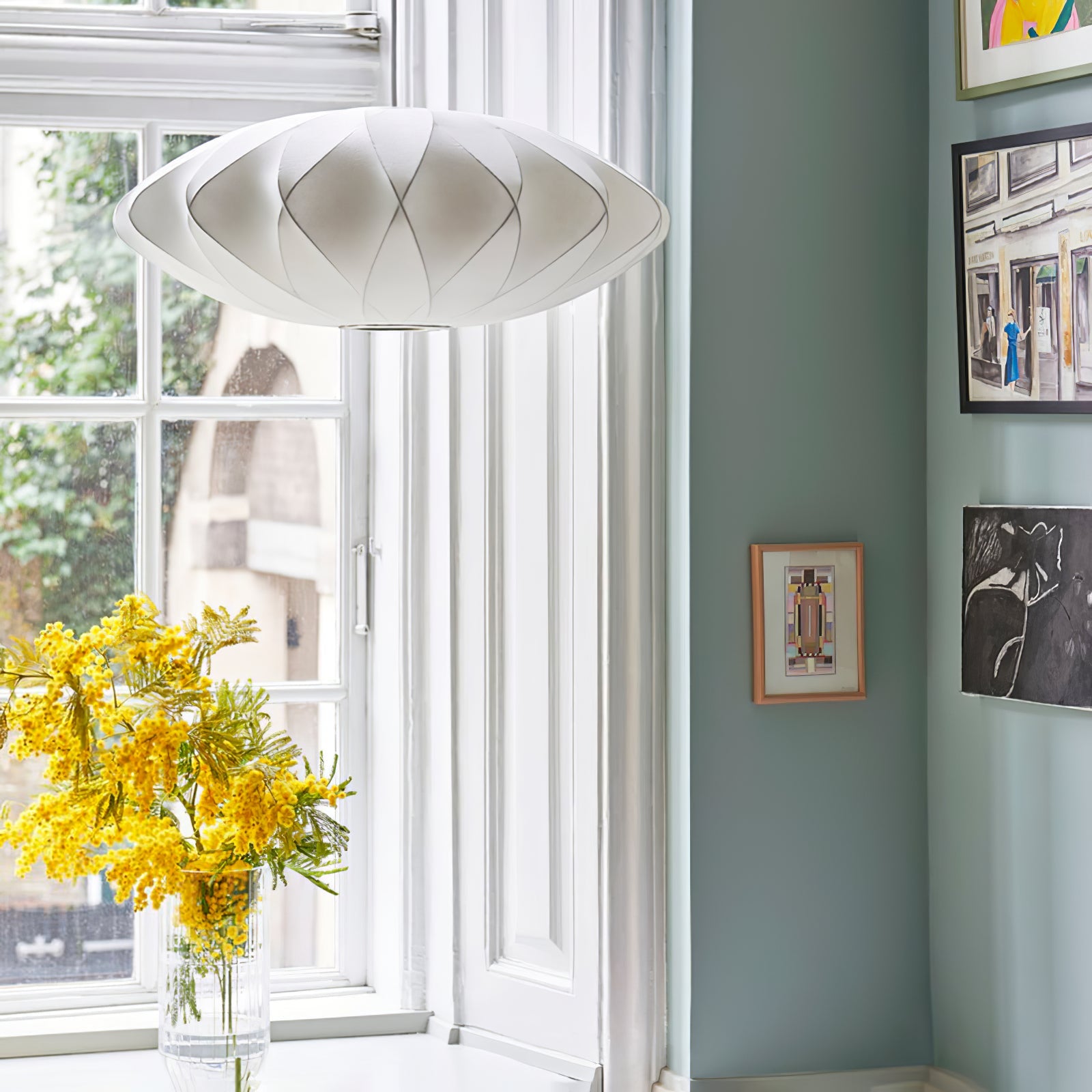 Wow Bubble Mulberry Silk Pendant Lamp