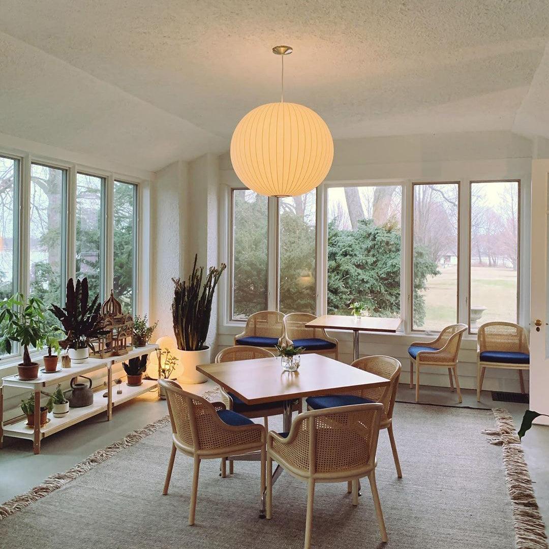 Wow Bubble Mulberry Silk Pendant Lamp