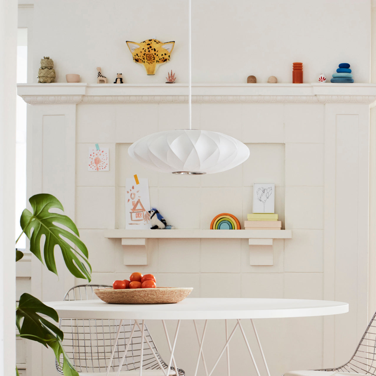 Wow Bubble Mulberry Silk Pendant Lamp