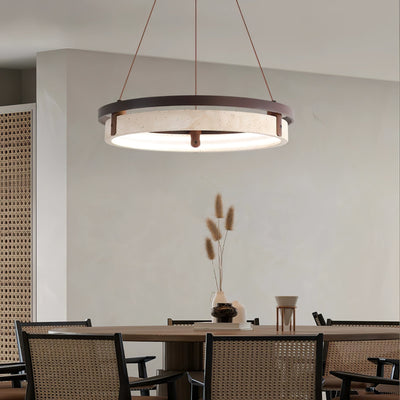 WOW Orbit Travertine Pendant Light