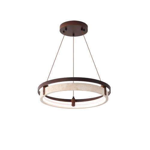 WOW Orbit Travertine Pendant Light