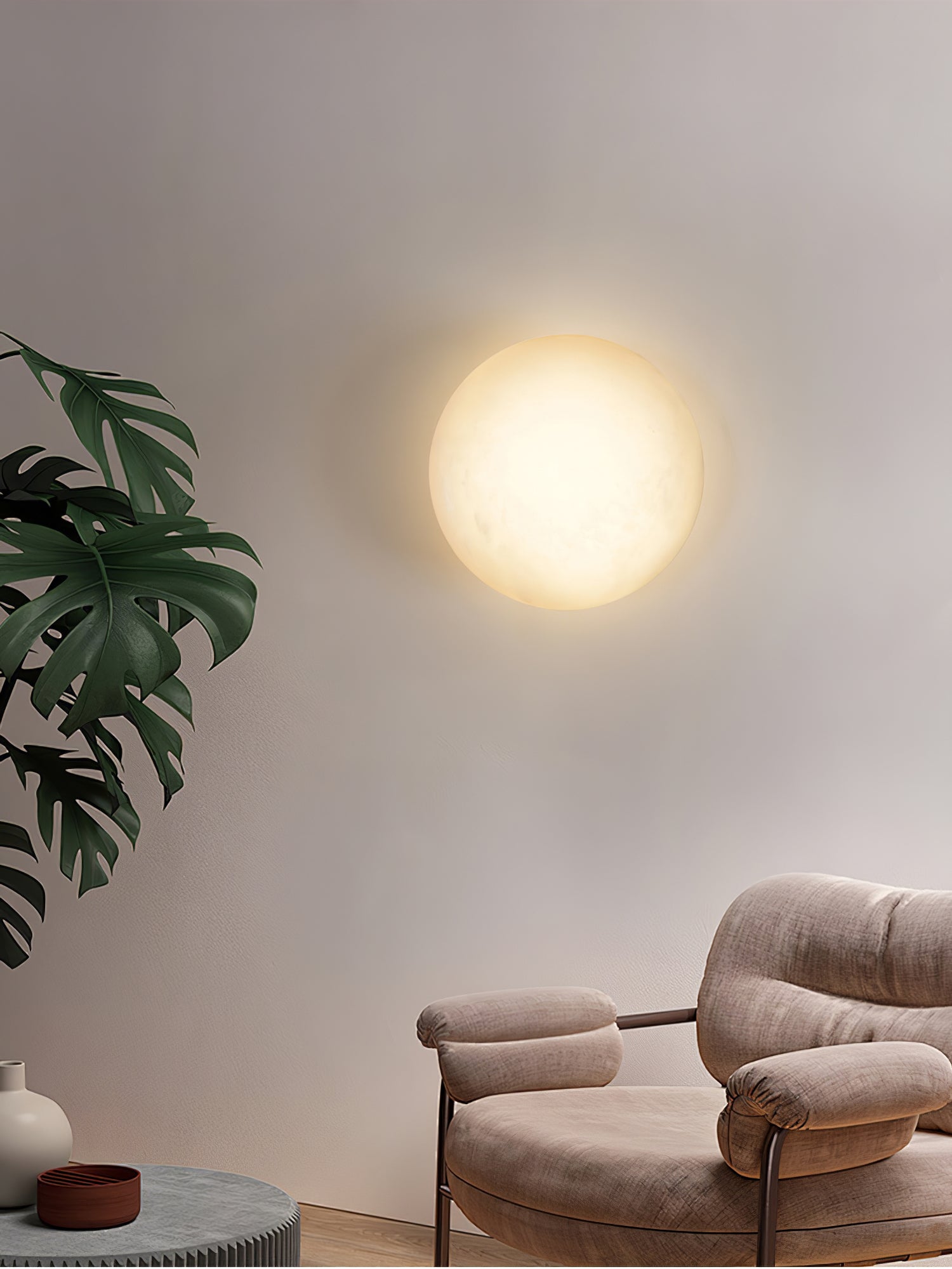 WOW Pebble Alabaster Wall Light