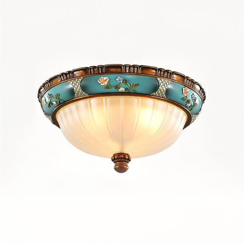 WOW Retro Floral Resin Recessed Ceiling Light
