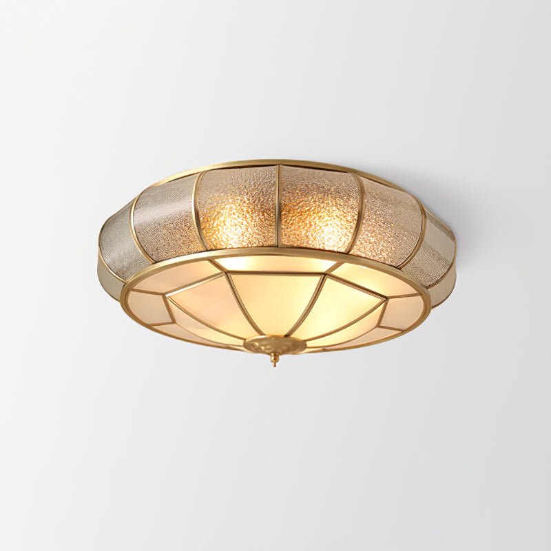 WOW Round Textured Glass Ceiling Light