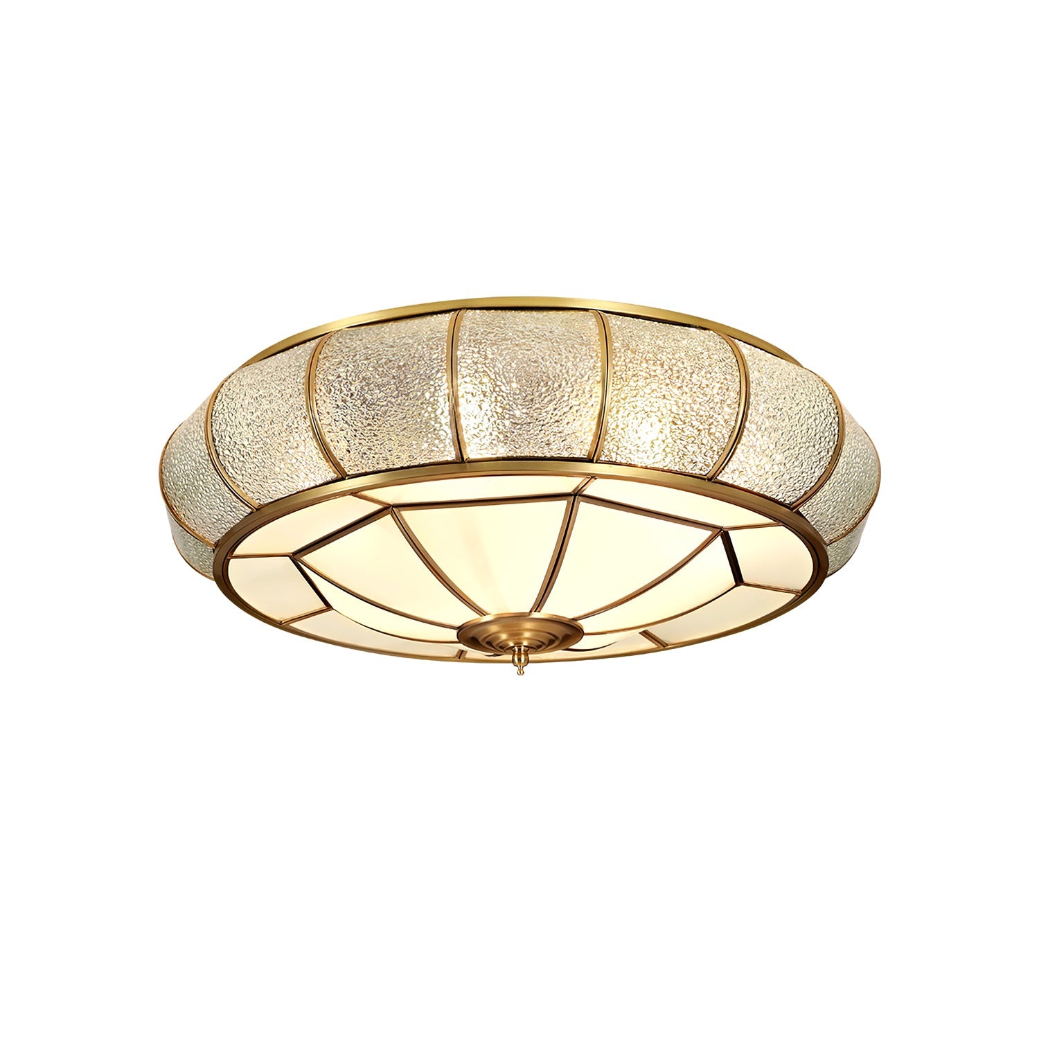 WOW Round Textured Glass Ceiling Light