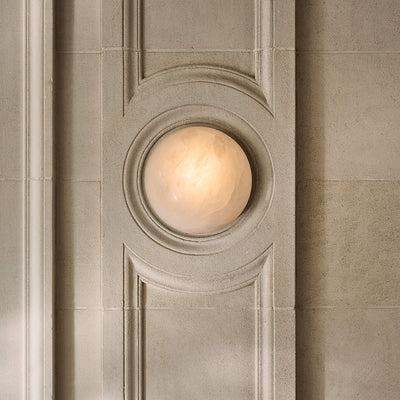 WOW Semicircular Alabaster Wall Lamp