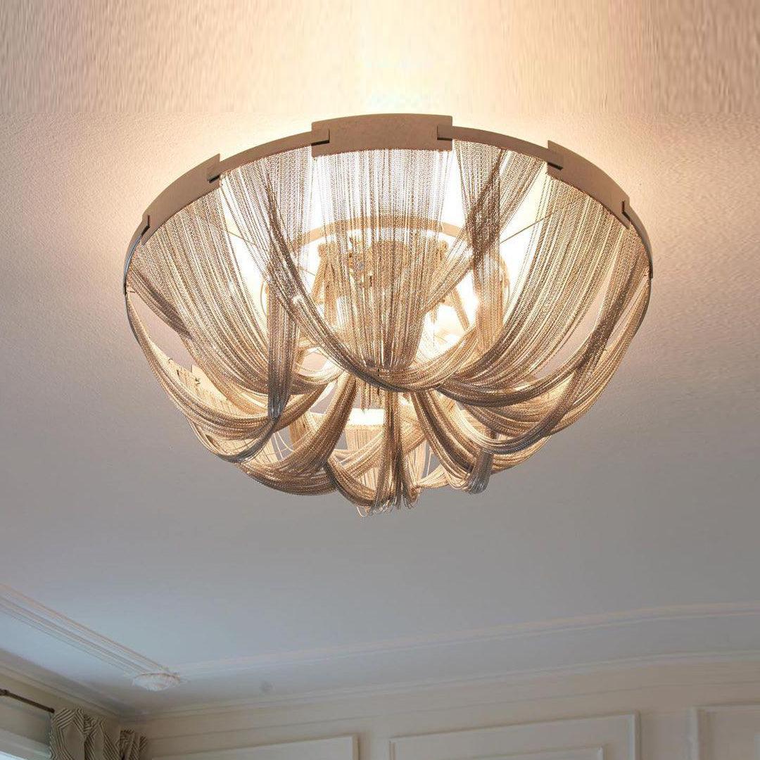 WOW Tassel Aluminum Chain Ceiling Light