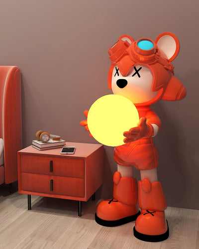 WOW Space Bear Built-in Battery Floor Lamp