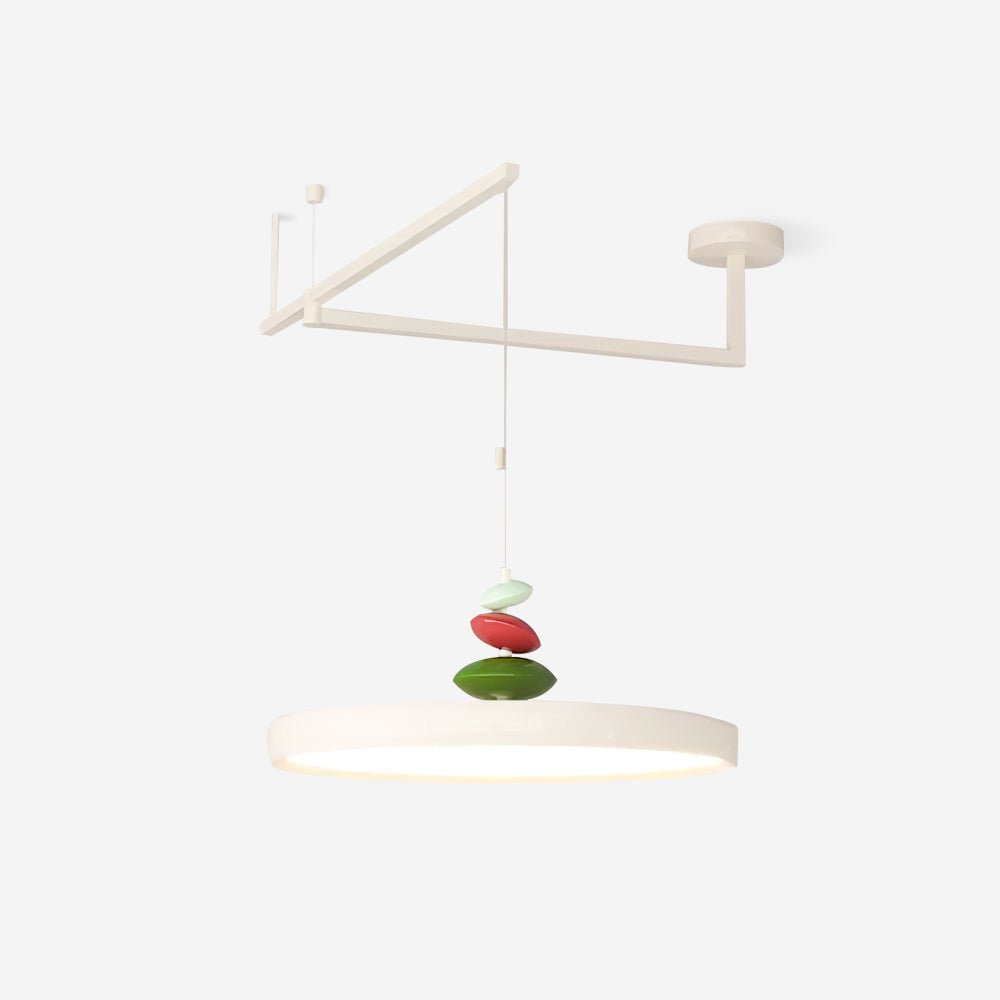 WOW Swing Arm Stone Pendant Light
