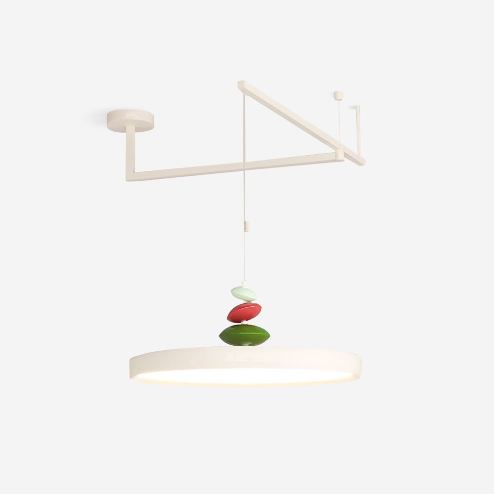 WOW Swing Arm Stone Pendant Light