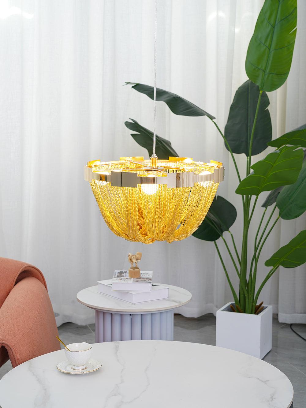 WOW Tassel Aluminum Chain Ceiling Light