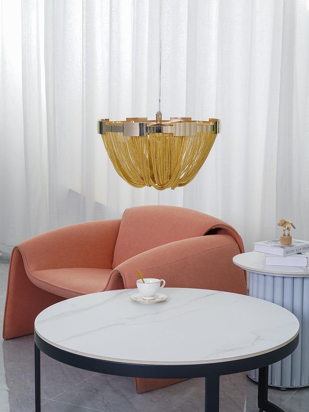 WOW Tassel Aluminum Chain Ceiling Light