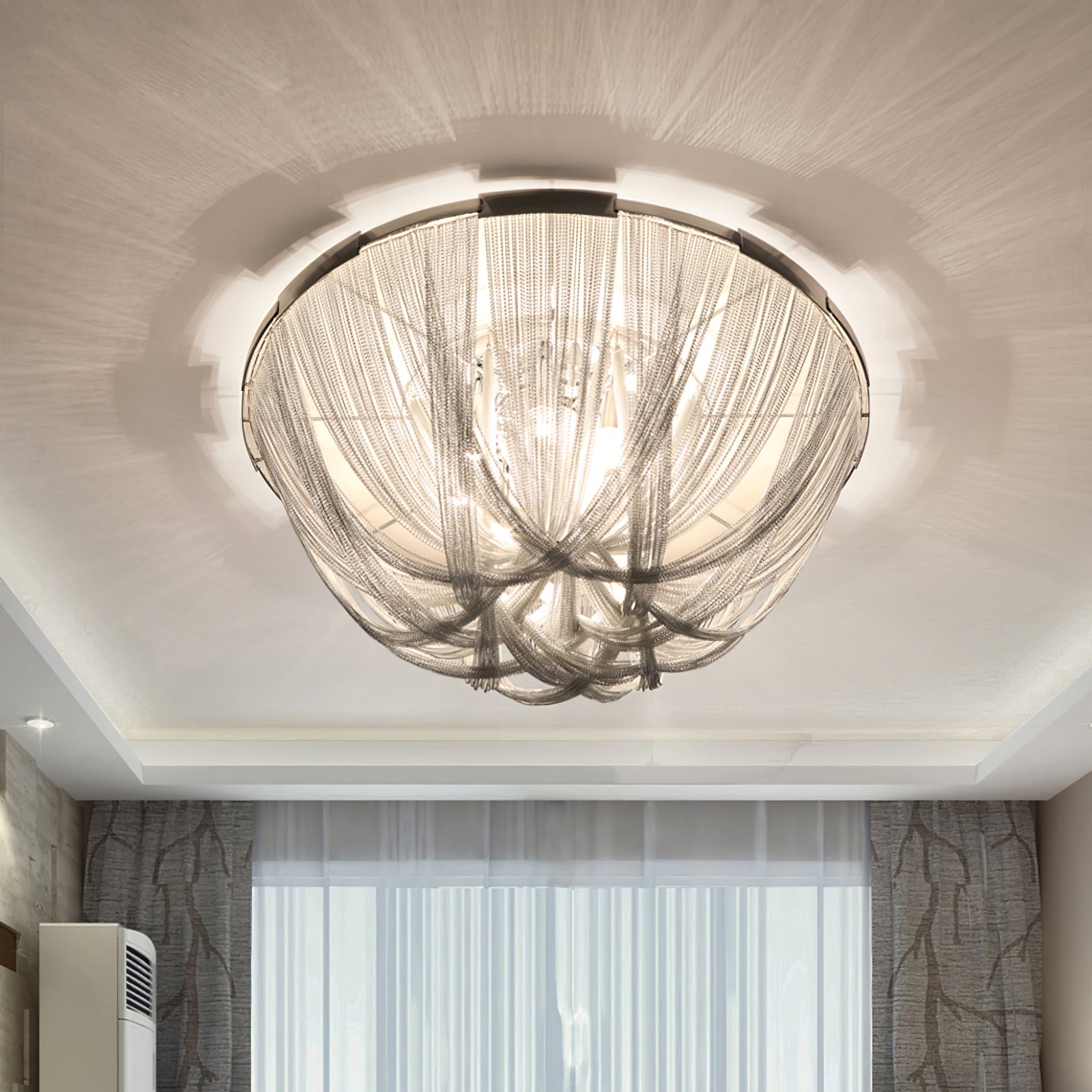 WOW Tassel Aluminum Chain Ceiling Light