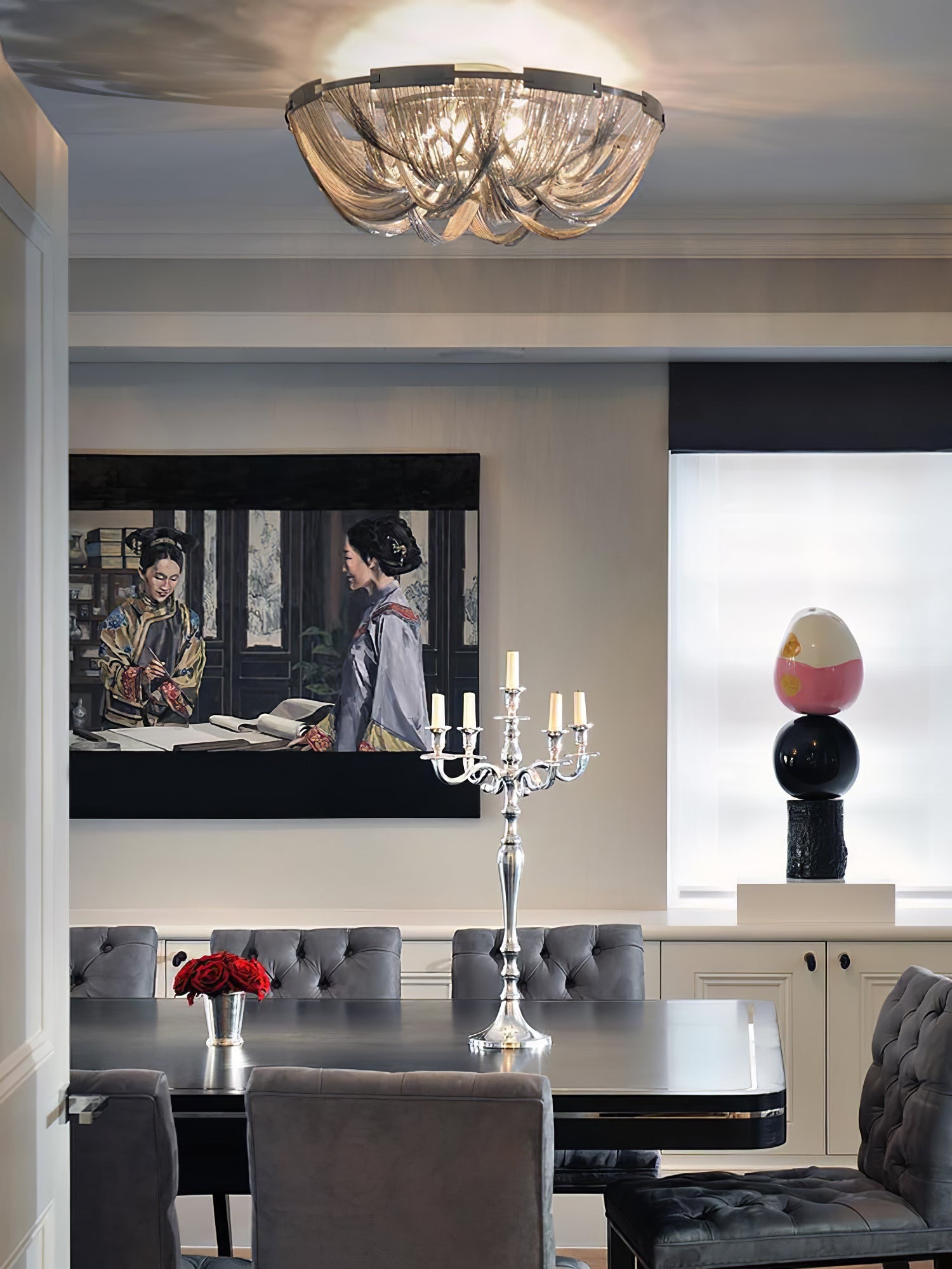 WOW Tassel Aluminum Chain Ceiling Light