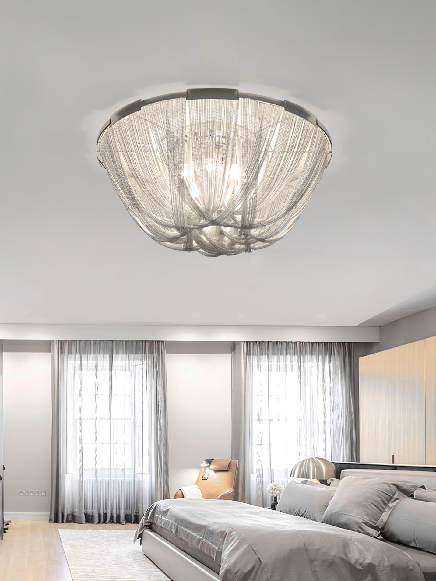 WOW Tassel Aluminum Chain Ceiling Light