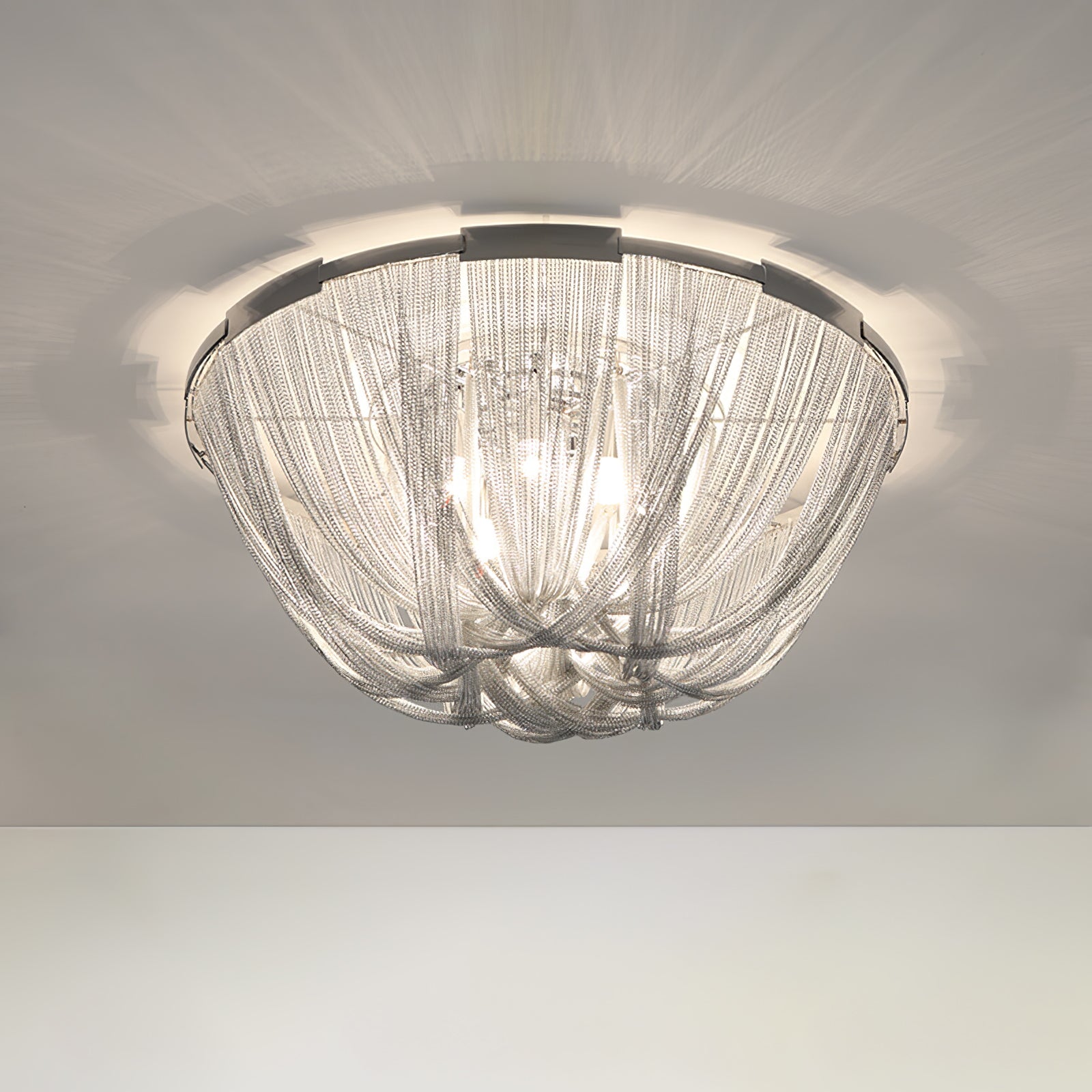WOW Tassel Aluminum Chain Ceiling Light