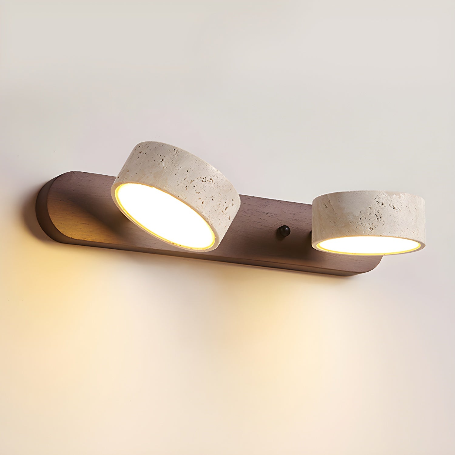 WOW Travertine Duo Wall Light