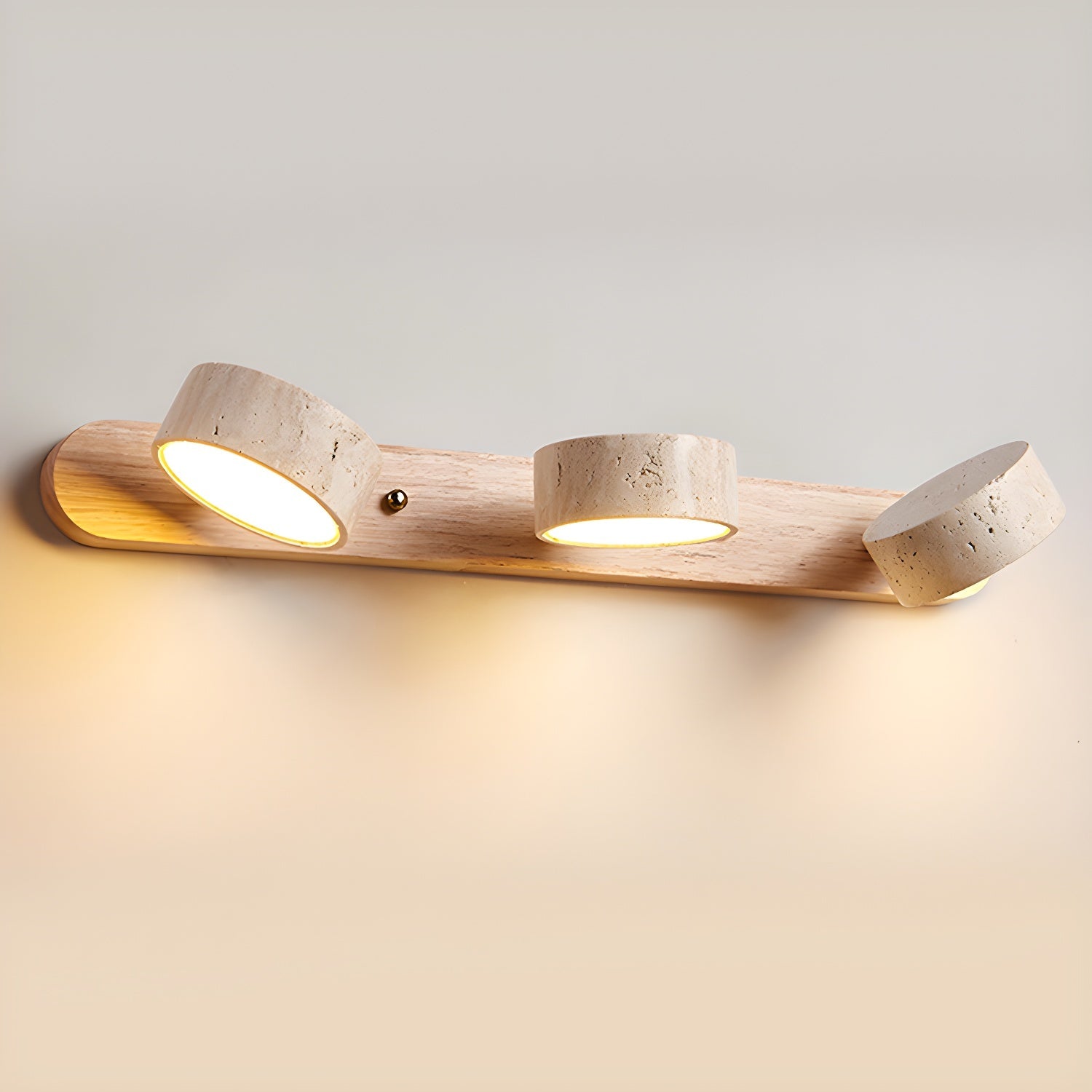 WOW Travertine Duo Wall Light