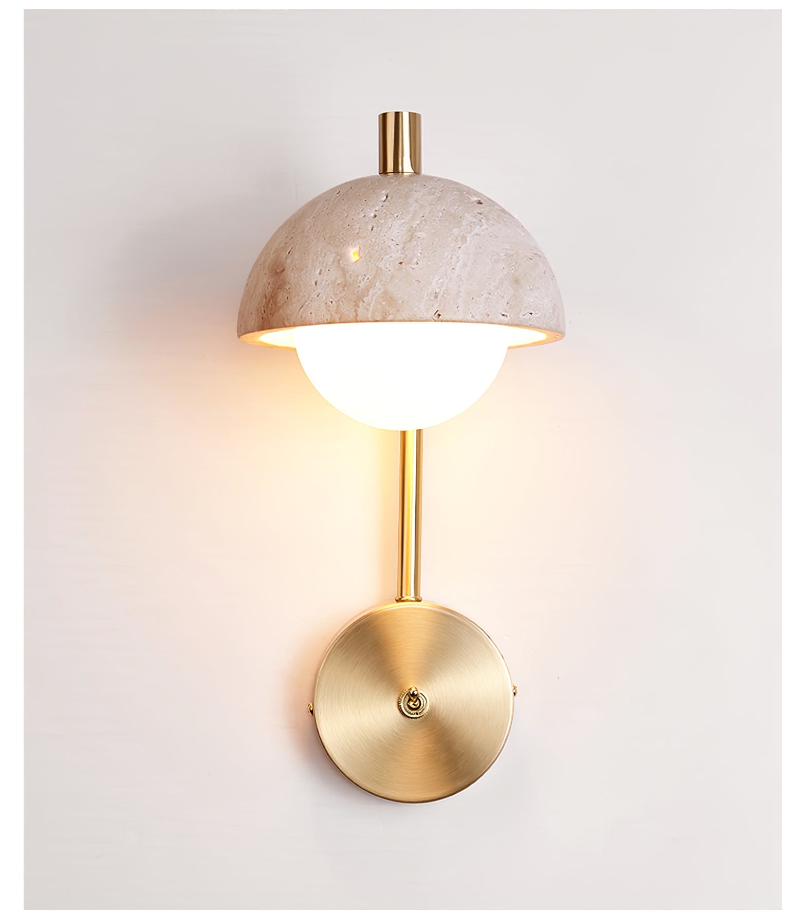 WOW Vellum Travertine Wall Lamp