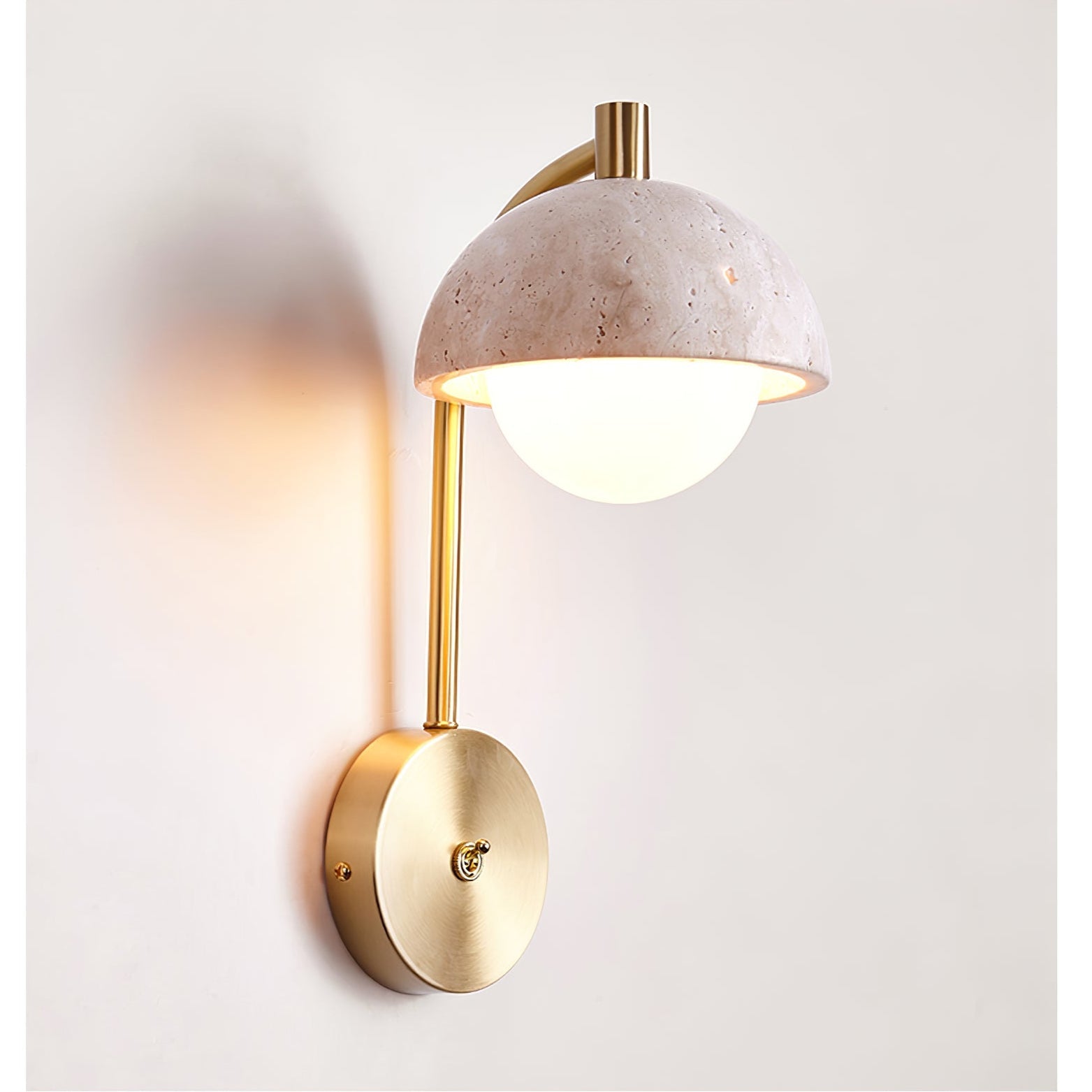 WOW Vellum Travertine Wall Lamp