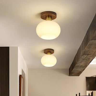 WOW White Shell Ceiling Lamp