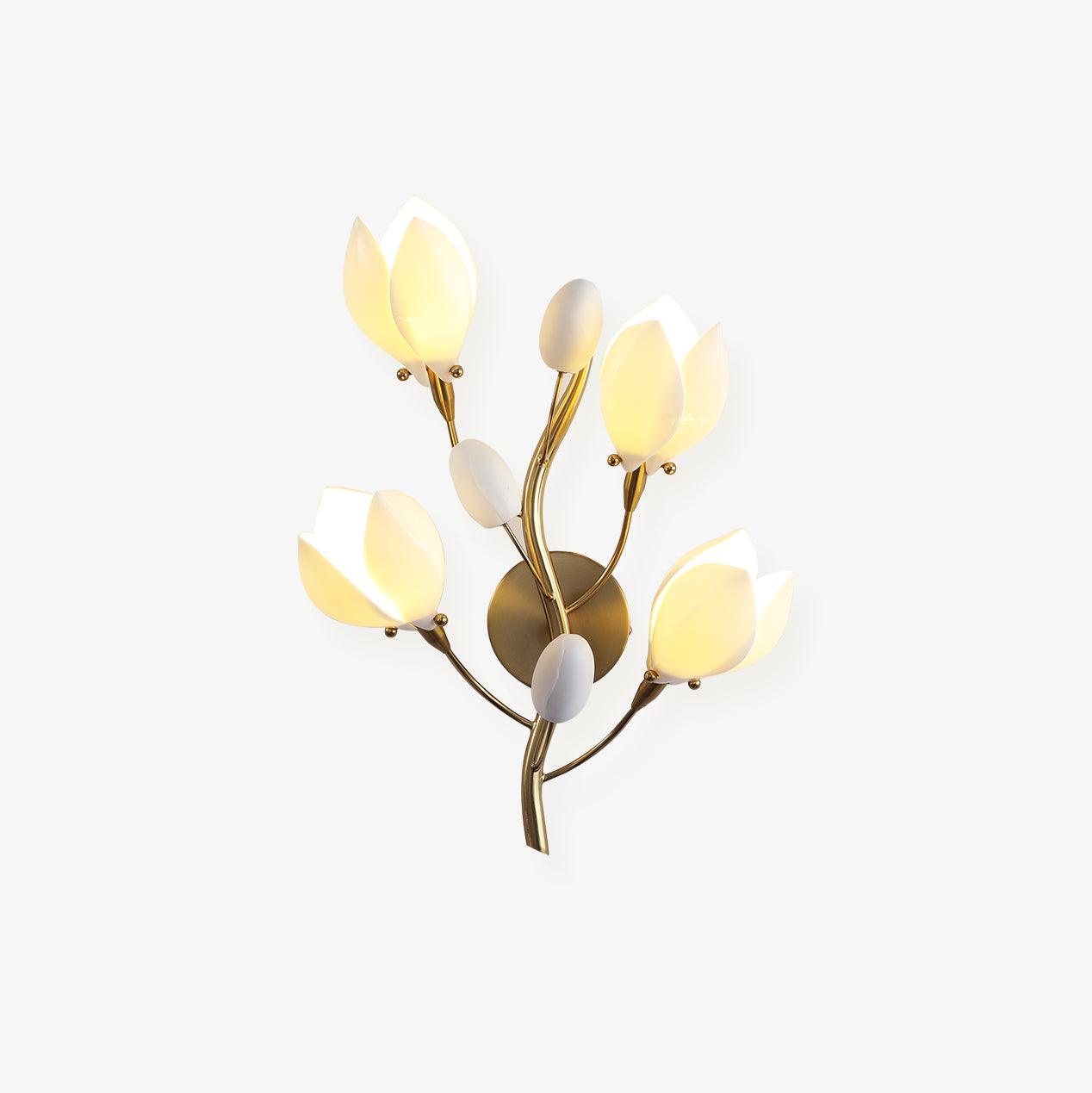 WOW Porcelain Magnolia Wall Lamp
