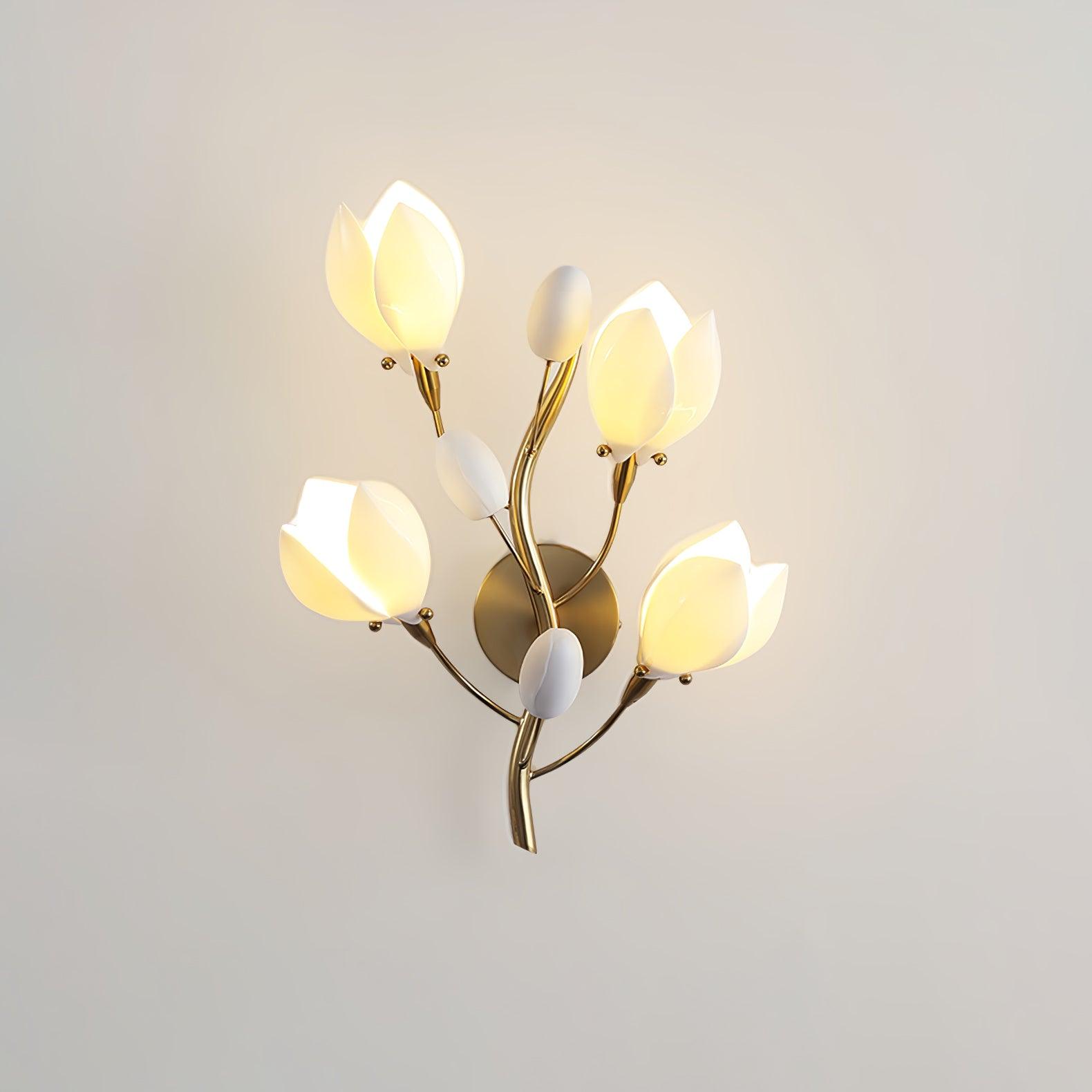 WOW Porcelain Magnolia Wall Lamp