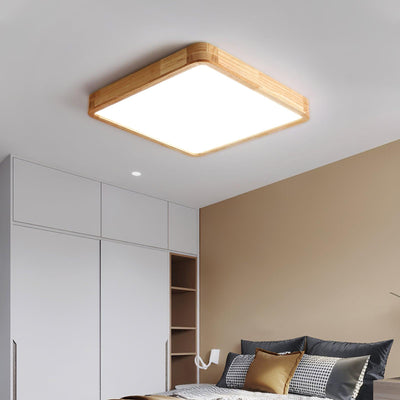 WOW Wooden Geometric Ceiling Light