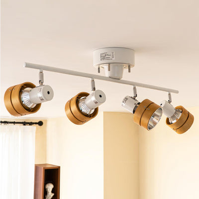 WOW Wooden Adjustable Spot Ceiling Lamp