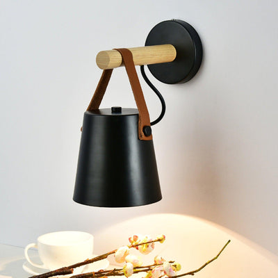 WOW Wooden Conical Wall Light