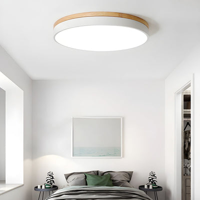 WOW Zara Circular Wood Ceiling Lamp