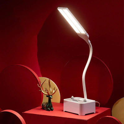 Study Double Lamp LED Rechargeable Table Lamp