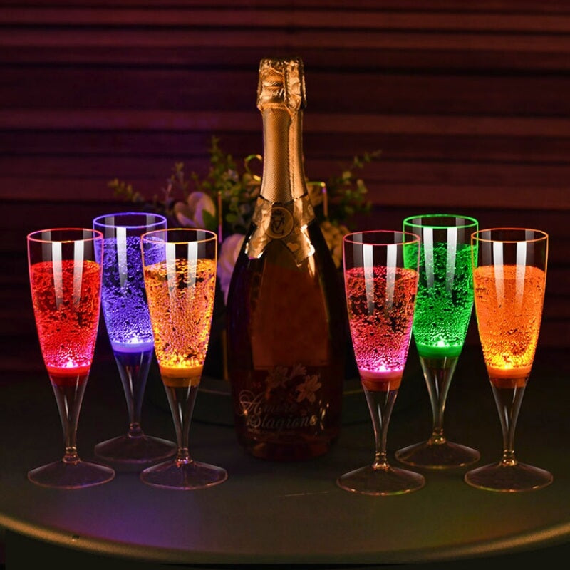 LED Luminous Wine Glass(6 PCS)