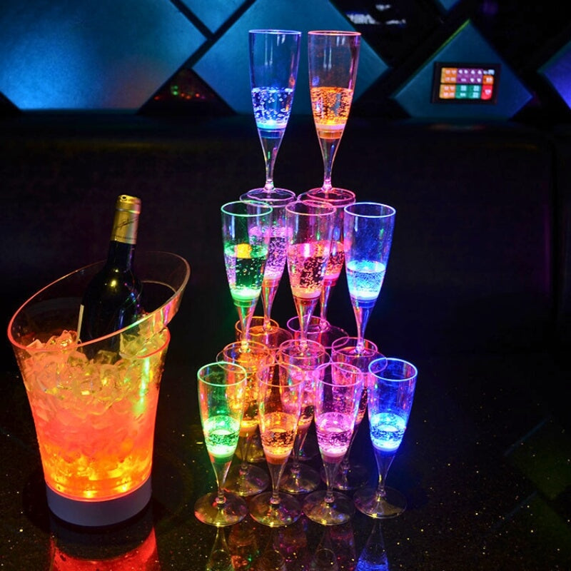 LED Luminous Wine Glass(6 PCS)