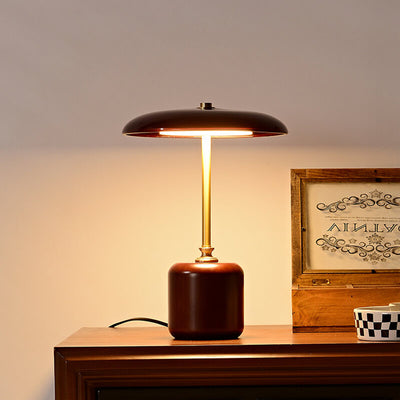 Retro Solid Wood Table Lamp