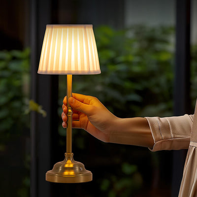 LED Fabric Cordless Table Lamp