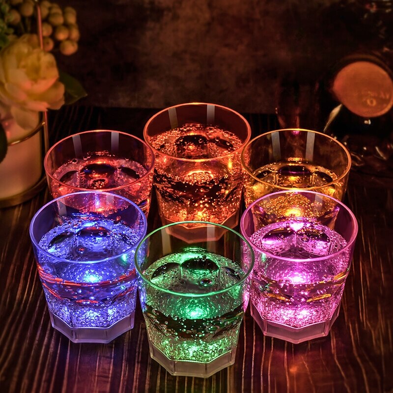 LED Luminous Wine Glass(6 PCS)
