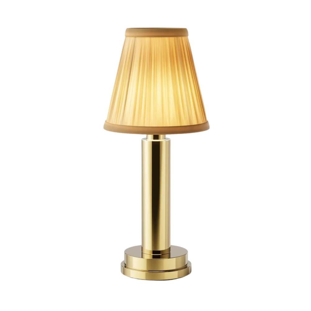 LED Cordless Silk Metal Table Lamp