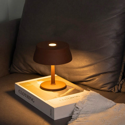 Mini Metal Mushroom Table Lamp