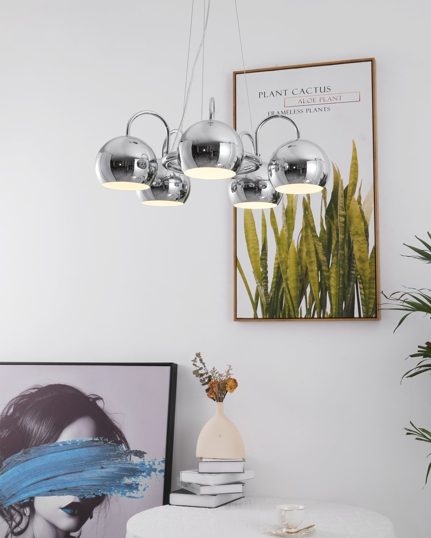 WOW Chrome Globe Chandelier-wow2720