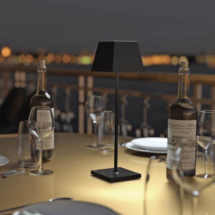 Rechargeable Dimmable Cordless Metal Table Lamp