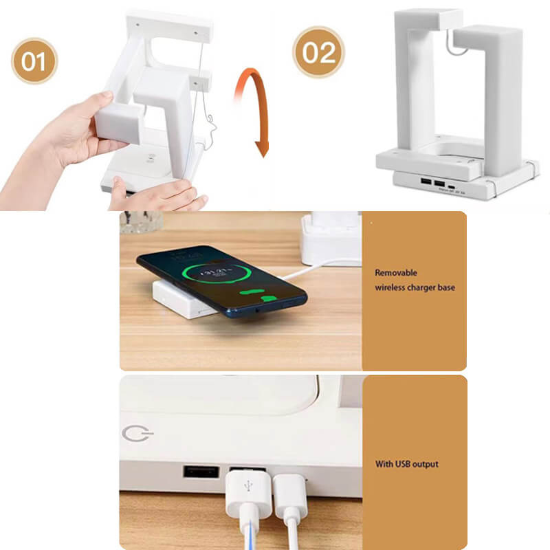 Levitation Anti-Gravity Wireless Charging Table Lamp