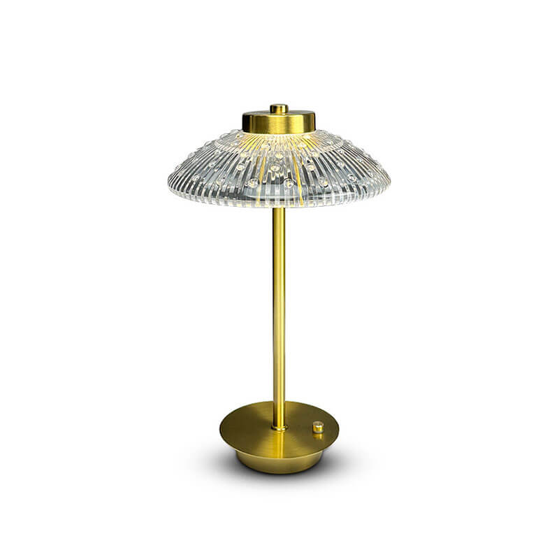 LED Rechargeable Crystal Water Drop Table Lamp