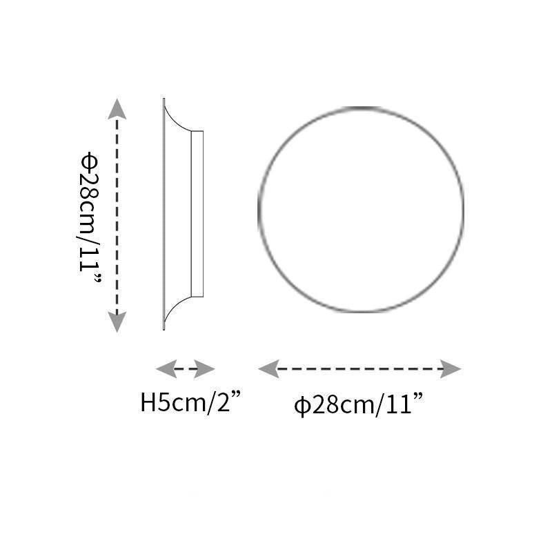 WOW Geometric Disc Wall Lamp