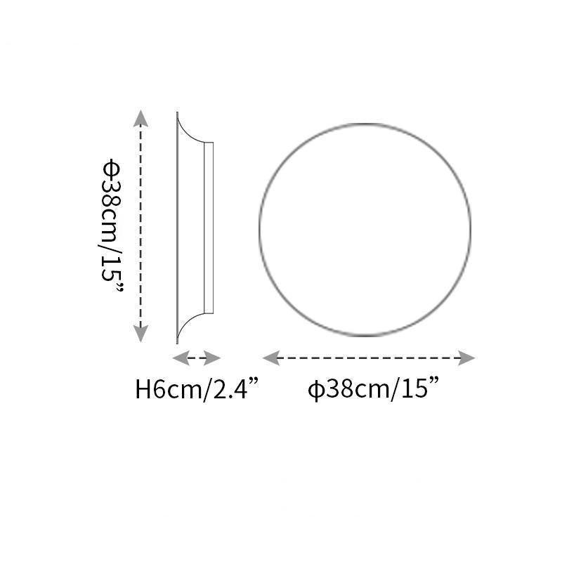 WOW Geometric Disc Wall Lamp