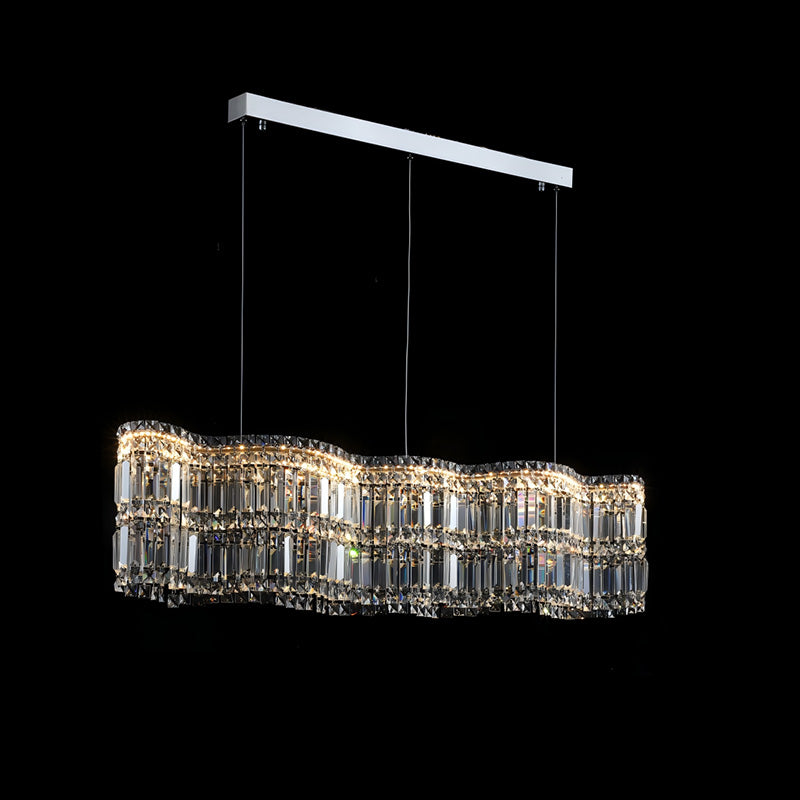WOW Flower Chrome Crystal Chandelier-wow2405
