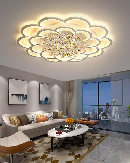 WOW Big Flower Crystal Ceiling Light-WOW1078
