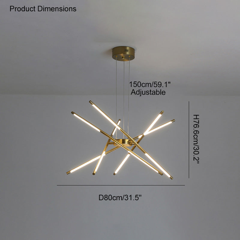WOW Light Rods LED Chandelier-wow2034